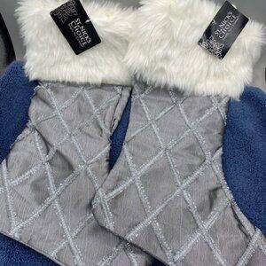 St. Nicks Choice Satin 2 Silver Stockings